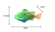 Pet Electronic Fish Toys With Grass & LED Light