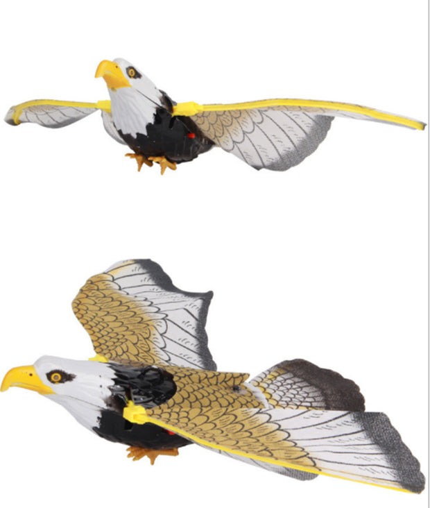 Simulation Bird Cat Interactive Pet Toy Hanging Eagle Flying Teasering Play For Your Furry Friends