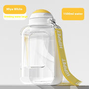 2-in-1 Portable Pet Water and Food Dispenser with Large Capacity for Dogs and Cats. Easy to Carry