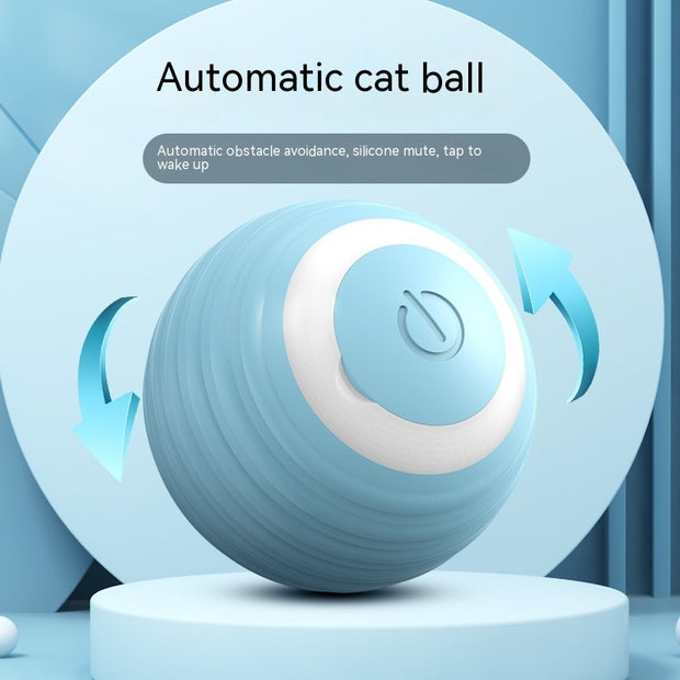 Durable Automatic Smart Pet Toy Ball – Self-Moving, Bouncing, and Rolling Interactive Toy Ball for Cats & Dogs