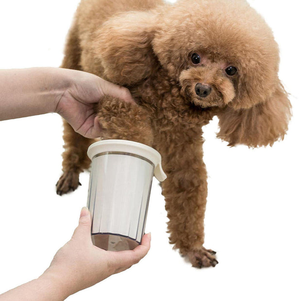 Portable Pet Foot Washer Cup Soft Silicone Bristles Pet Cleaning Brush