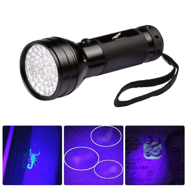 Pet Urine Detector --UV Flashlight Black Light – 51 LED Pet Urine Detector for Dog & Cat Stains, Dry Stains, Bed Bugs, Resin Curing, and Scorpion Finder