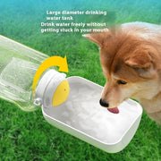 2-in-1 Portable Pet Water and Food Dispenser with Large Capacity for Dogs and Cats. Easy to Carry