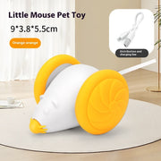 Introducing The Auto Mouse AI. With a USB rechargeable design, it’s always ready for action, and its vibrant multi-colour lights captivate your cat’s attention. Perfect for busy pet owners