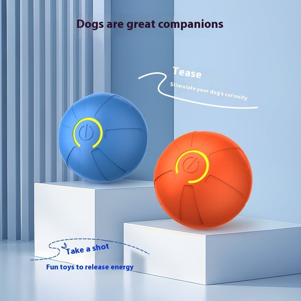 Electric Jumping Ball Automatic Dog-teasing Luminous Pet Toy To Keep Your Furry Friends Entertained