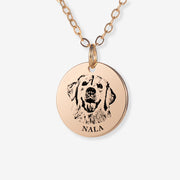 Customized Pet Face Necklace