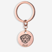 Customized Pet Face Keychain