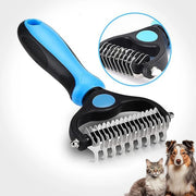 Dematting & Deshedding Brush For Cats & Dogs