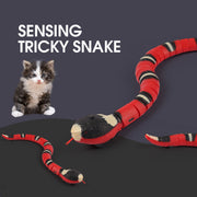 Smart Sensing Interactive Pet Toys. Automatic Eletronic Snake USB Rechargeable Toy For Your Furry Friends