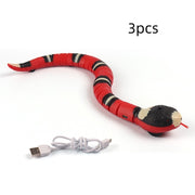 Smart Sensing Interactive Pet Toys. Automatic Eletronic Snake USB Rechargeable Toy For Your Furry Friends