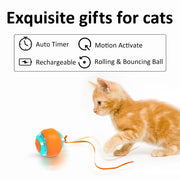 Interactive Electric Cat Toy Ball - Engaging & Fun for Your Furry Friends