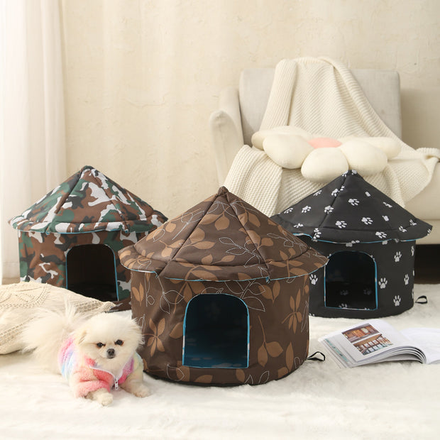 Waterproof Pet Nest. Cold Proof Tent For Your Furry Friends To Have Fun Outdoor