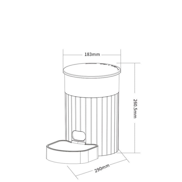 Automatic Pet Feeder. Feed Your Pet Anytime, Anywhere With This Smart Feeding Machine For Your Furry Friends